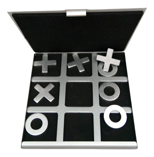 Juego Noughts & Crosses, Metal X's O's And Board, Tic Tac