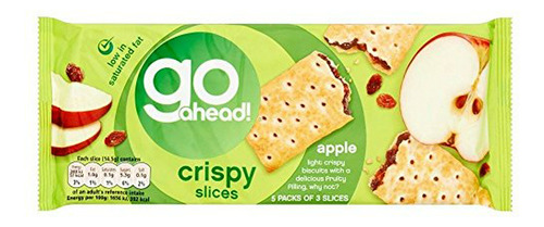 Go Ahead! Crispy Manzana Y Sultanas (5x195g)