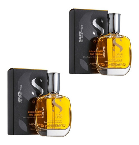 Kit 2 Cristalli Liquid Semi Di Lino Alfaparf 50ml