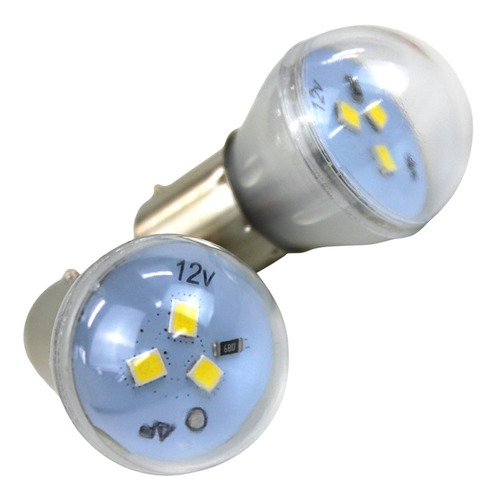 Imagem 4 de 10 de Lâmpada De Led 12v 1 Polo Pino Econtrado Caixa Com 10 Unid