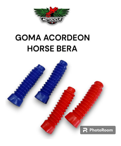 Gomas Acordeon Moto Horse Y Bera Colores