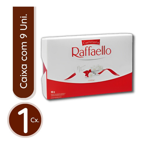 Bombom Raffaello - 1 Caixa Com 9 Bombons