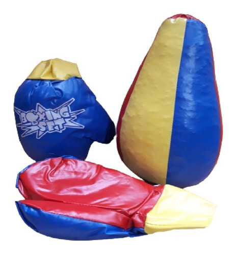 Box Infantil Set Boxeo Guantes Bolsa Puchingball 102 Jug.ar