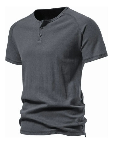 Camiseta Henry De Manga Corta Para Hombre, Casual, Vintage, De Algodón, Deportiva Y Fitness Para Hombre, Camisetas Extragrandes Con Gráficos
