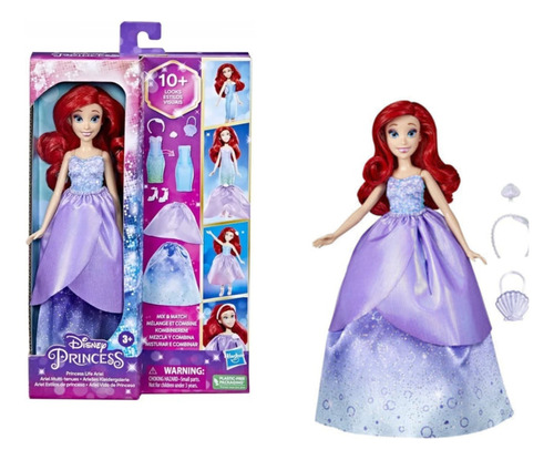 Muñeca Ariel Princesa Disney 
