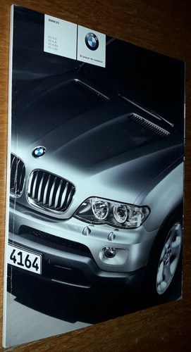 Folleto Propaganda Bmw X5 El Placer De Conducir Año 2004