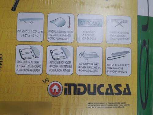 Mesa De Planchar Marca Inducasa Modelo De Luxe