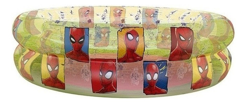 Piscina Inflável redondo Etitoys Spiderman 70L multicolor caixa