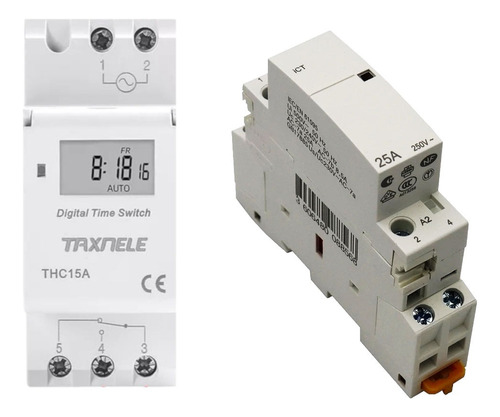 Contator Modular Interruptor Bi 25a 220v 50/60hz 2no Din