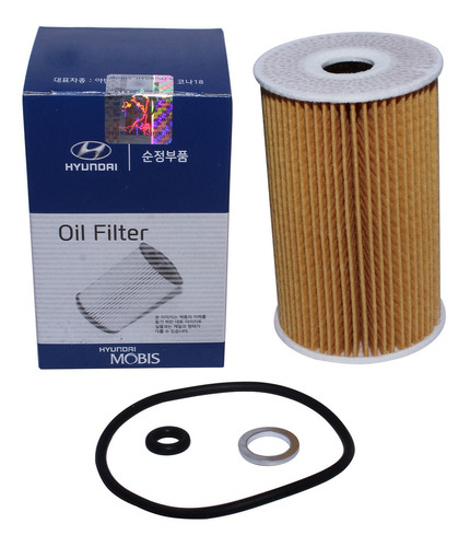 Filtro Aceite Kia Carens 1700 D4fd Dohc 16 Valv Tci 1.7 2014