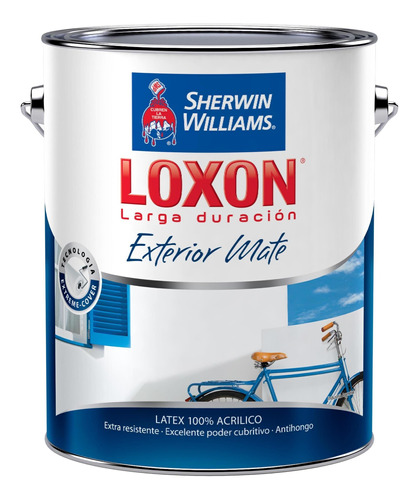 Pinturas Sherwin Williams Loxon Ld Exterior 4 Lts