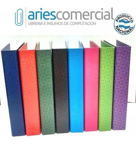 Imagen 4 de 9 de Carpeta A4 2 Anillos 20 Mm Colores Calidad Premium