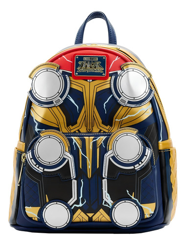 Thor Love Loungefly Marvel Cosplay Mini Backpack Color Azul