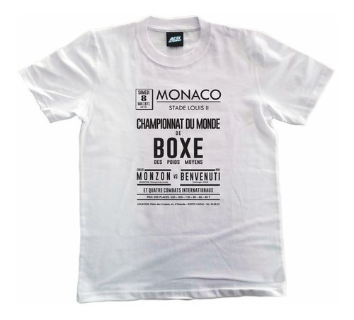 Remera Boxeo 4xl 005 Monzon Vs Benvenuti