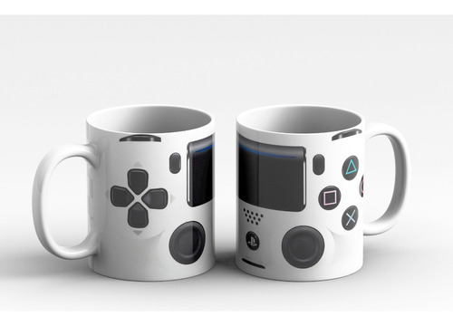 Taza De Ceramica Aaa Playstation Gamer Ps5 Jostick Mando