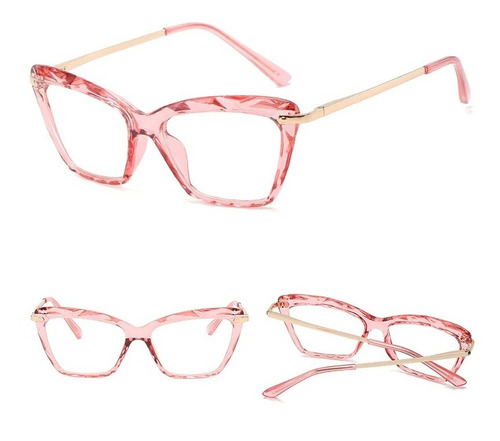 O Gafas Marco Montura Lente Formulado Vintage Mujer