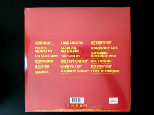 The Weeknd - Starboy - Vinilo (2lp) Azul Edición Limitada