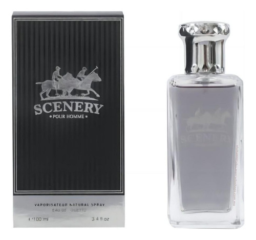Perfume Aroma Amaderada + Dulce Para Hombres De Rectángulo Volumen De La Unidad 100 Ml