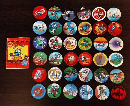 Coleccion Completa Tazos Coca Cola Olimpiadas 96 Con Posters