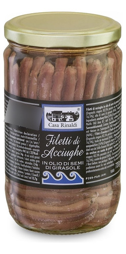 2 Pack Filete Anchoa En Aceite Casa Rinaldi 720 Grs Italia