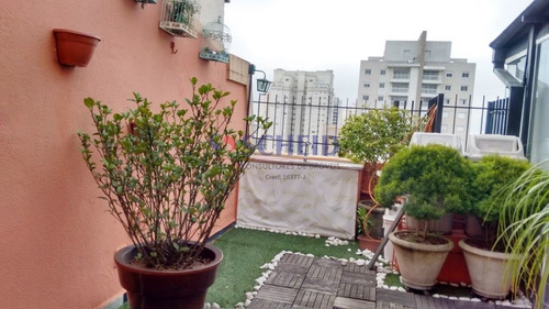 Cobertura À Venda Com Três Dormitórios, Na Vila Mascote ! - Mc8357
