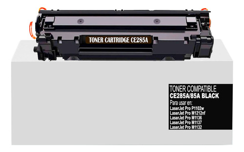 Tóner Genérico 85a Para Impresoras P1102/m1132/m1216nfh
