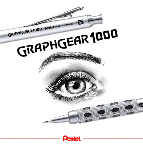 Lapiseira Tecnica Automatica Pentel Graphgear 1000 0.3mm