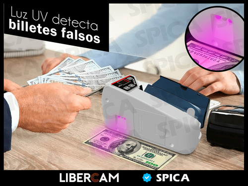 Contadora De Billetes Spica Sp-c10 Detecta Dinero Falso