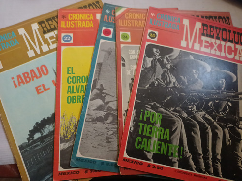 Crónica Ilustrada Revolución Mexicana Publex Tomos 21 A 25
