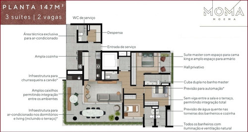 Deseja Inserir Relevância, Ou Confirmá-la, Na Forma De Viver A Cidade? Há Uma Planta De 194m² Finamente Decorada No Showroom Para Arder A Chama.