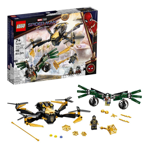 Lego Marvel Spider-man's Drone Duel 76195 Kit De Cons Fr32ee