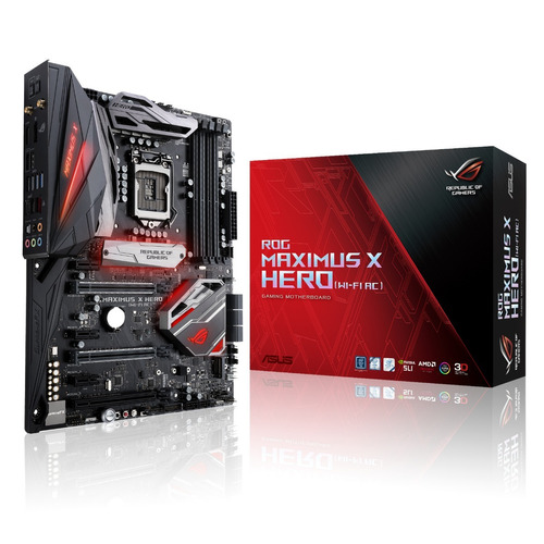 Board Asus Rog Maximus X Hero Wi-fi Intel Socket 1151 8va Ge