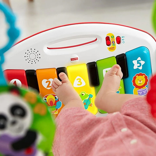 Imagem 5 de 10 de Fisher-price Ginásio De Atividades Pianinho Deluxe - Mattel