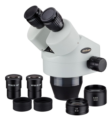 Cabeza Estéreo Del Microscopio Del Poder Del Zoom Binocular 