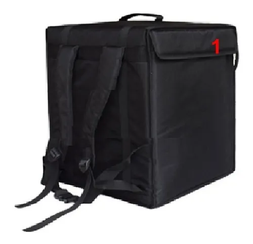 Mochila caja Termica Delivery En Moto Con Bolsill 45x40x40
