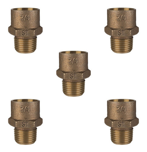 Terminal Bronce So-he 3/4 X 1/2 Pack 2 Uni Mohican