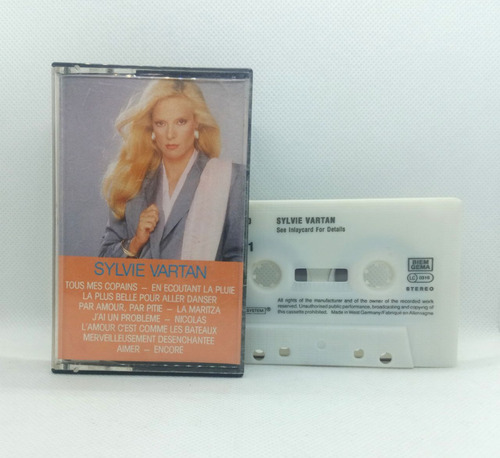 Audio Cassette Sylvie Vartan Tendrement