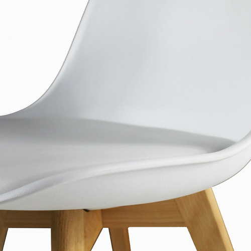 Sillas Hood Eames Estilo Tulipán Aprovecha  Color de la estructura de la silla Blanco