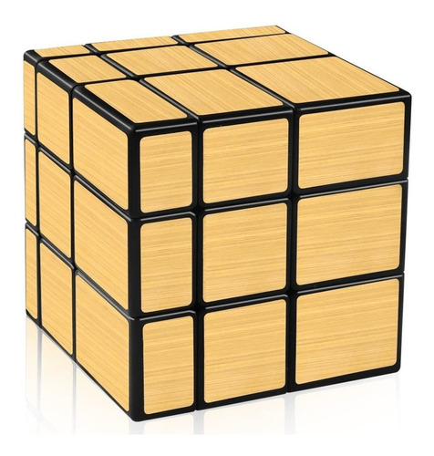 Imagem 1 de 4 de Cubo Mágico 3x3x3 Mirror Blocks Yongjun Dourado 