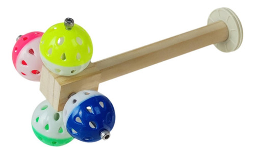 Rama De De Pájaros Perioete De Juguete De Madera Jugando