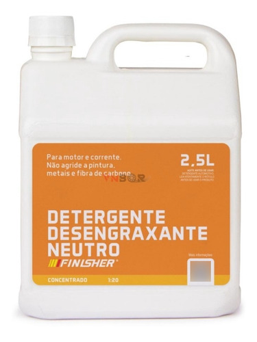 Detergente Desengraxante Neutro Finisher 2,5 Litros