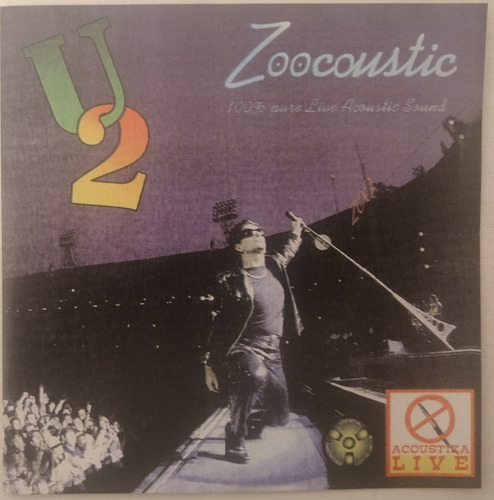 U2 Zooacoustic Cd Inédito Italia  