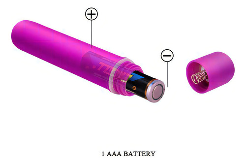 Vibrador Power Bullet Com 10 Modos De Vibração - Magic X10