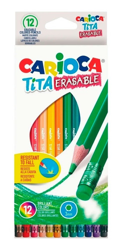 Lapices Carioca® Tita X 12 Colores Design Italy 42897