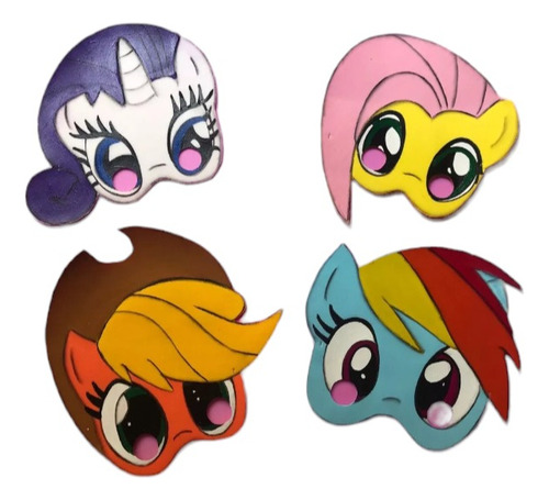 Masacaras Antifaces Ponys Princesas Pequeño Pony My Litlle