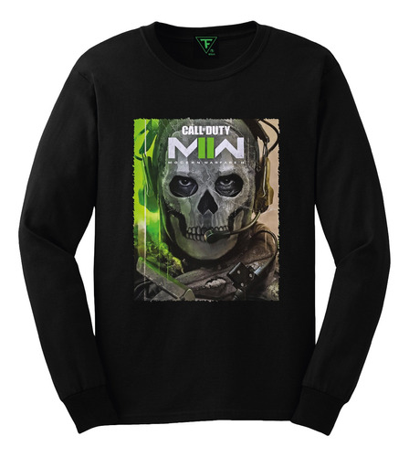 Polera Manga Larga Call Of Duty Modern Warfare 2 Unisex