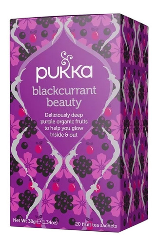 Té Divina Piel Blackcurrant Beauty  Pukka Organico