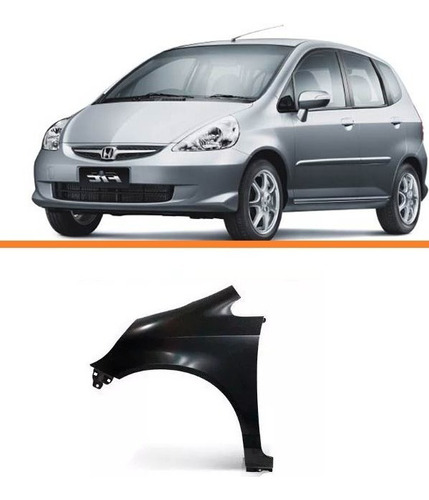 Paralama Honda Fit 2004 2005 2006 2007 2008 Esquerdo