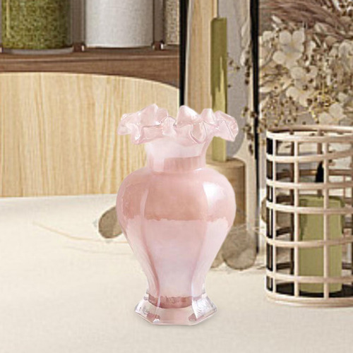 Florero De Vidrio, Florero Hidropónico Para , Rosa