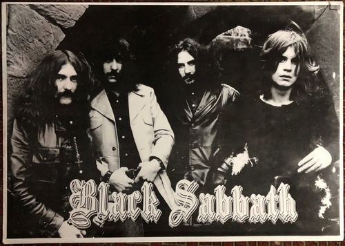 Afiche Black Sabath 100 Cm X 70 Cm